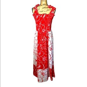 Danny & Nicole floral maxi dress vacay vacation